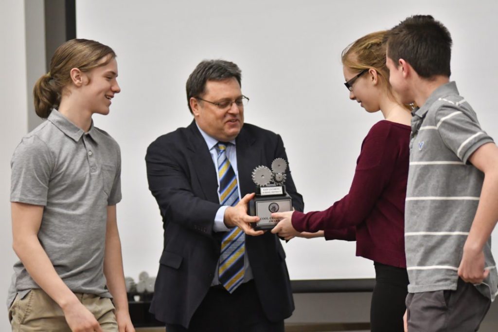 Eye on manufacturing award presentation