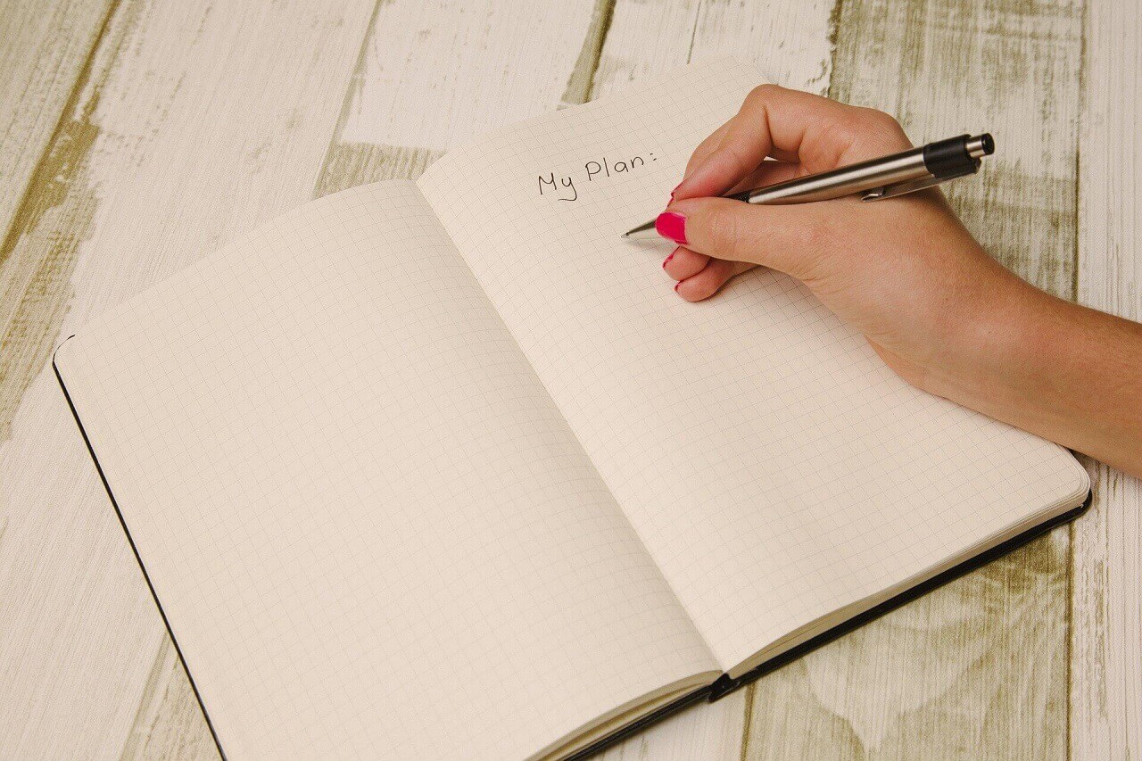 Writing in Notebook